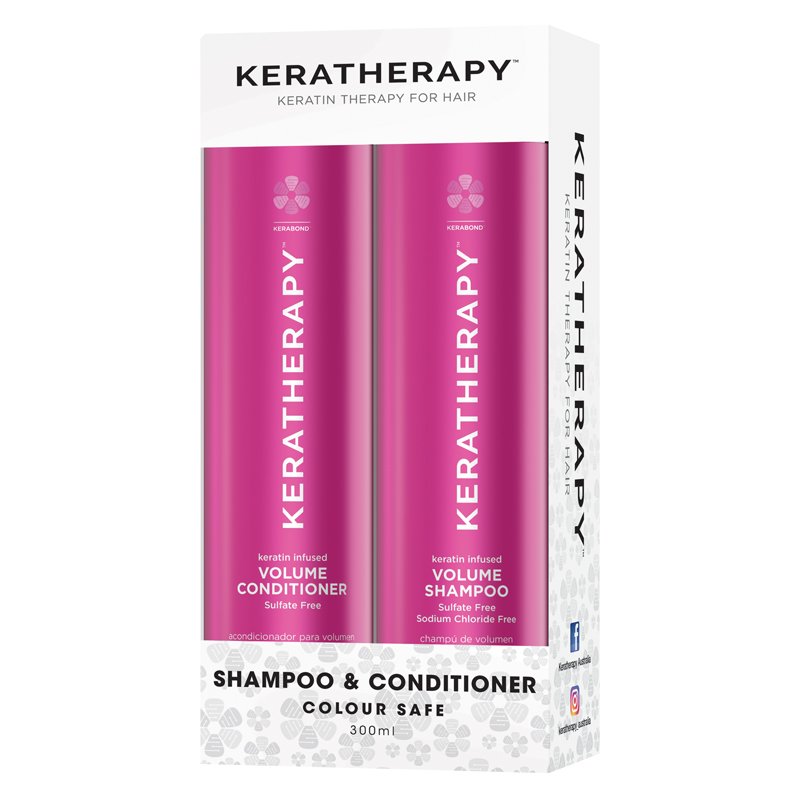 Keratherapy Keratin Infused Volume Shampoo/Conditioner Duo 300ml