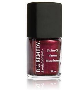 Dr.'s REMEDY Enriched Nail Polish / REVIVE Ruby Red (shimmer) 15ml