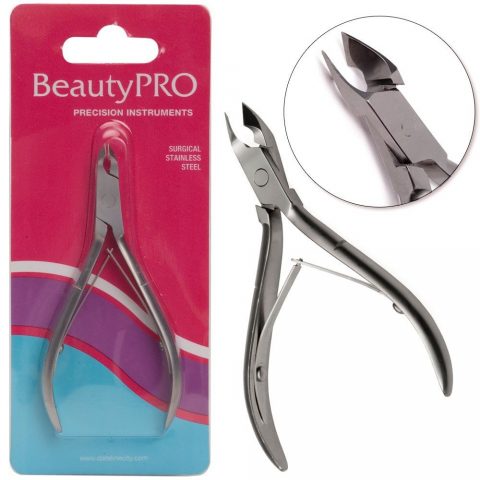 BeautyPRO® Stainless Steel Cuticle Nipper / 1/4 Jaw Acrylic