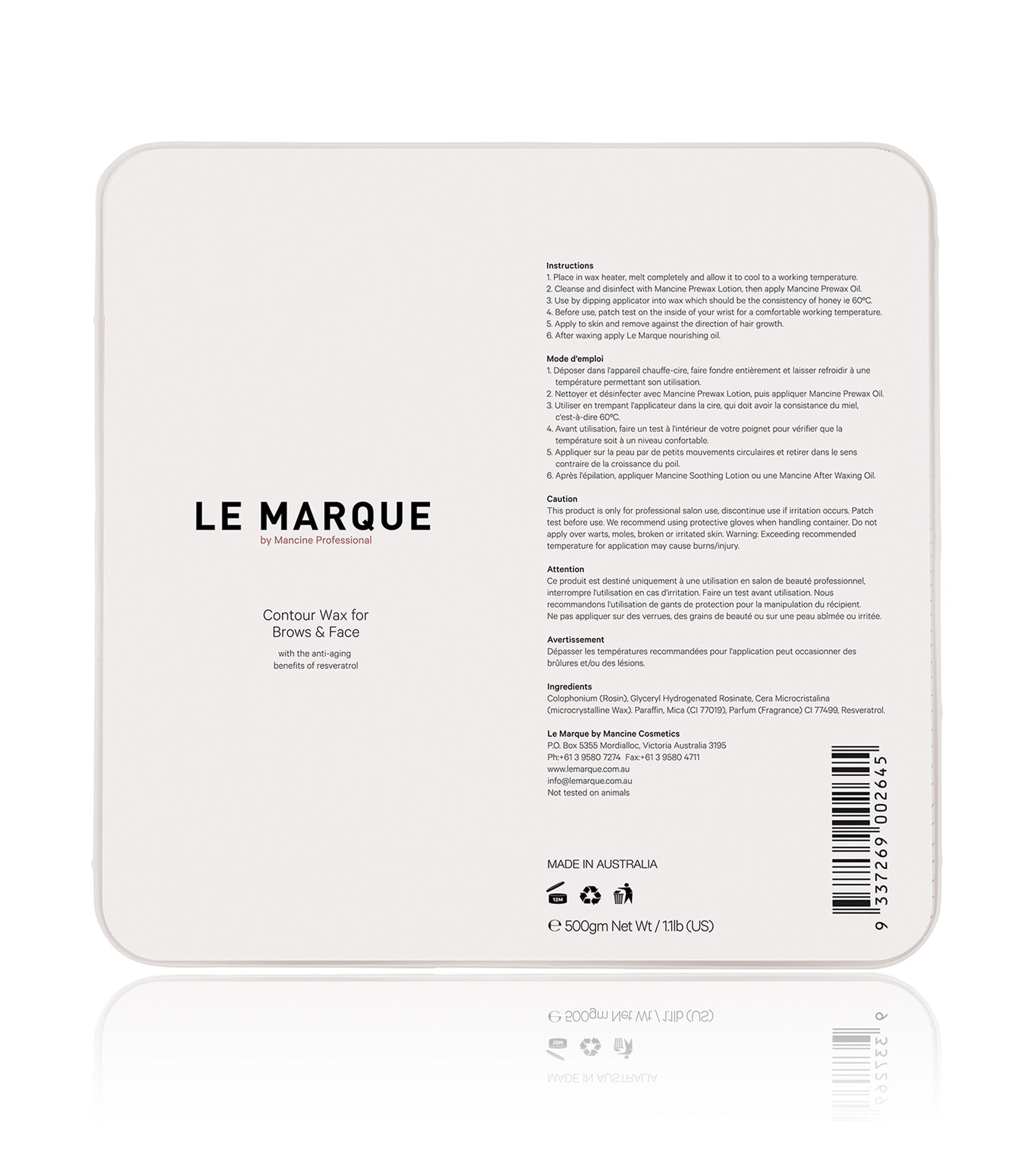 Le Marque Contour Wax for Brows & Face 500g