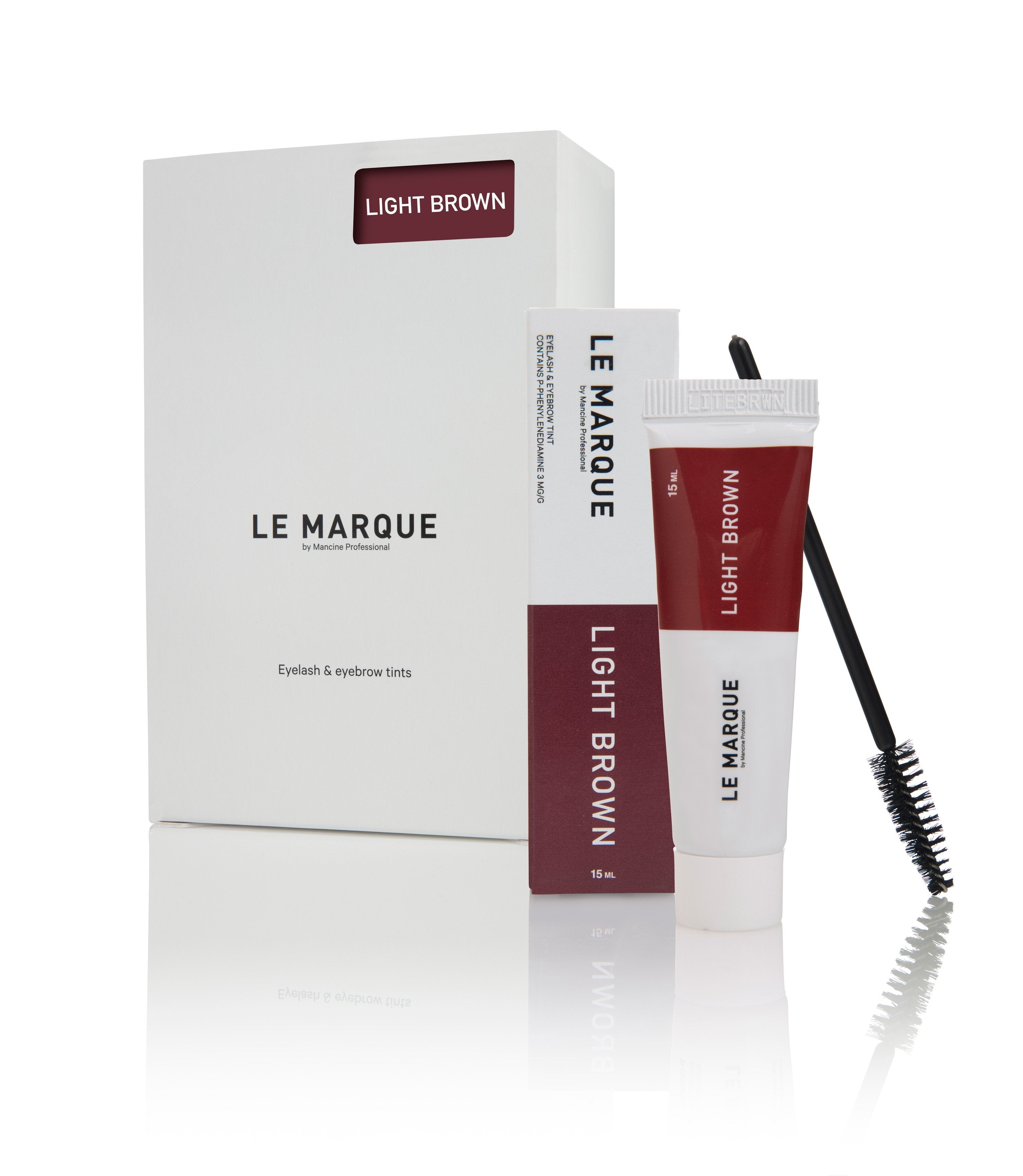 Le Marque Eyelash & Eyebrow Tint / Light Brown 15ml