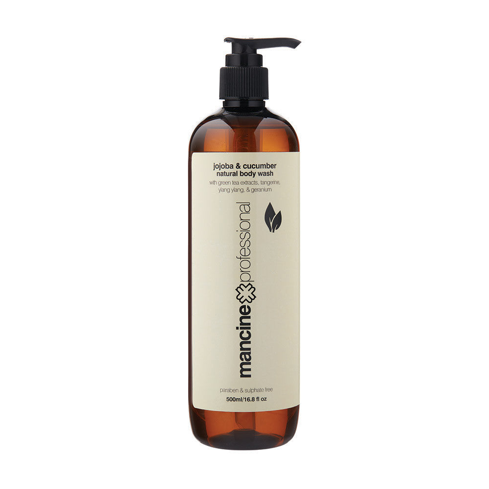 Mancine Natural Body Wash: Jojoba & Cucumber - Spacadia