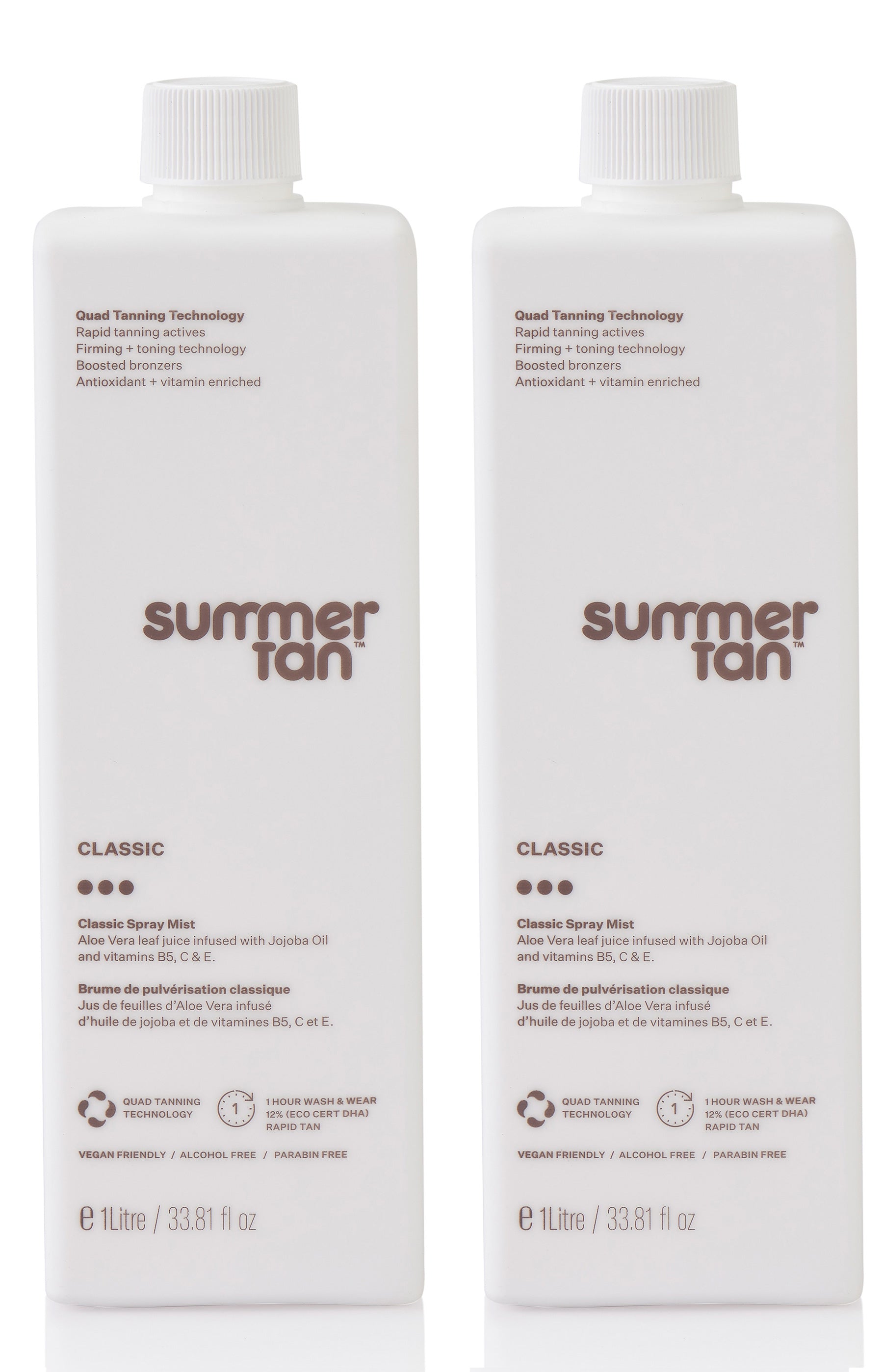 Summer Tan™ Professional Packs / Classic Spray Mist 2 x 1 Litre