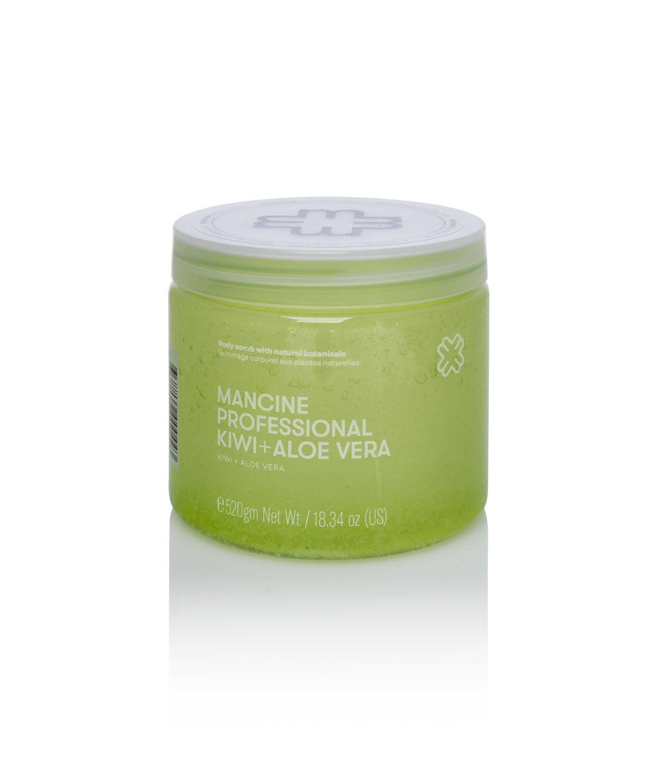 Mancine Professional Salt Body Scrub / Kiwi + Aloe 520g