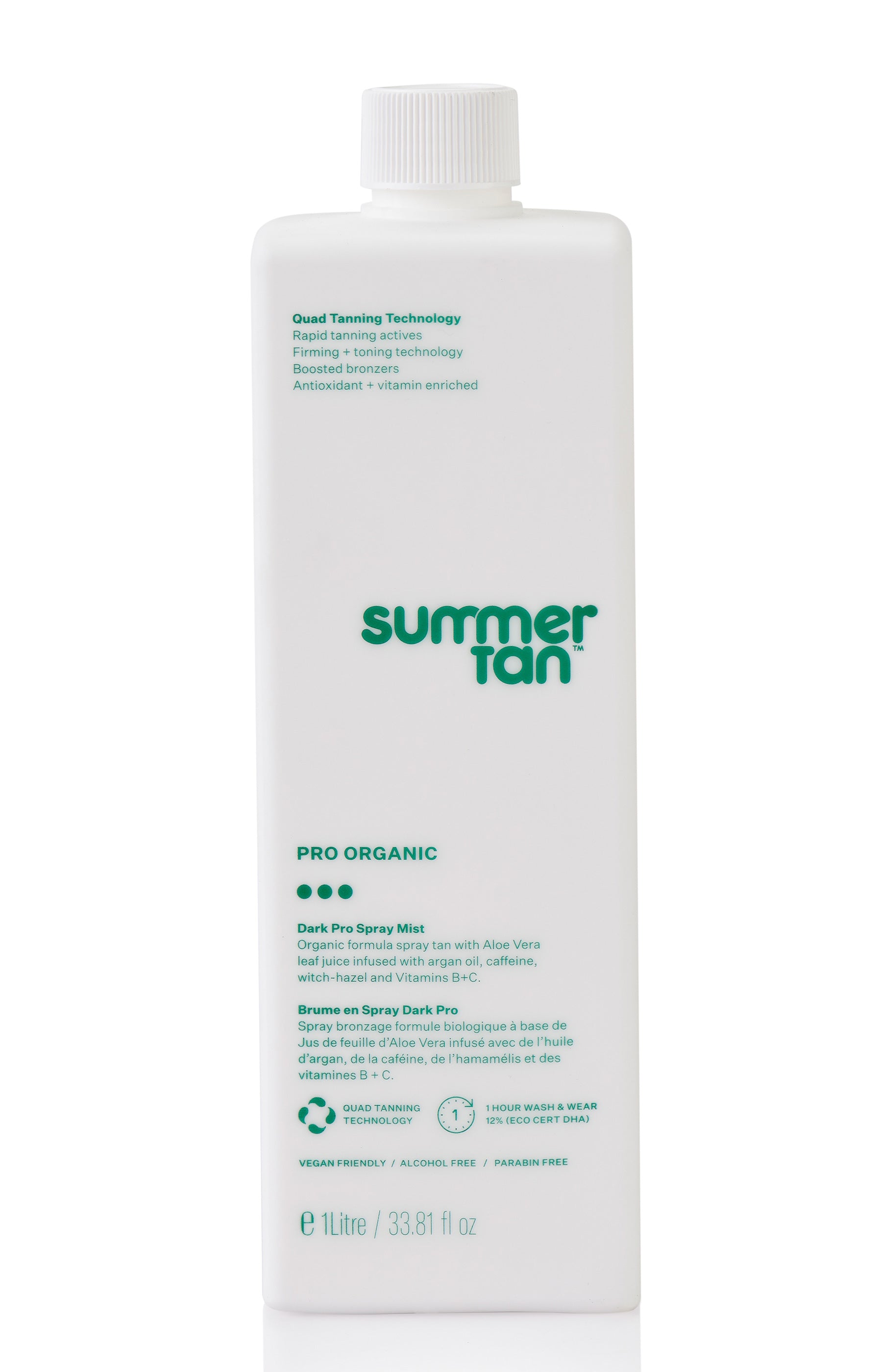 Summer Tan™ Professional / Pro Organic Spray Mist / Dark 1 Litre