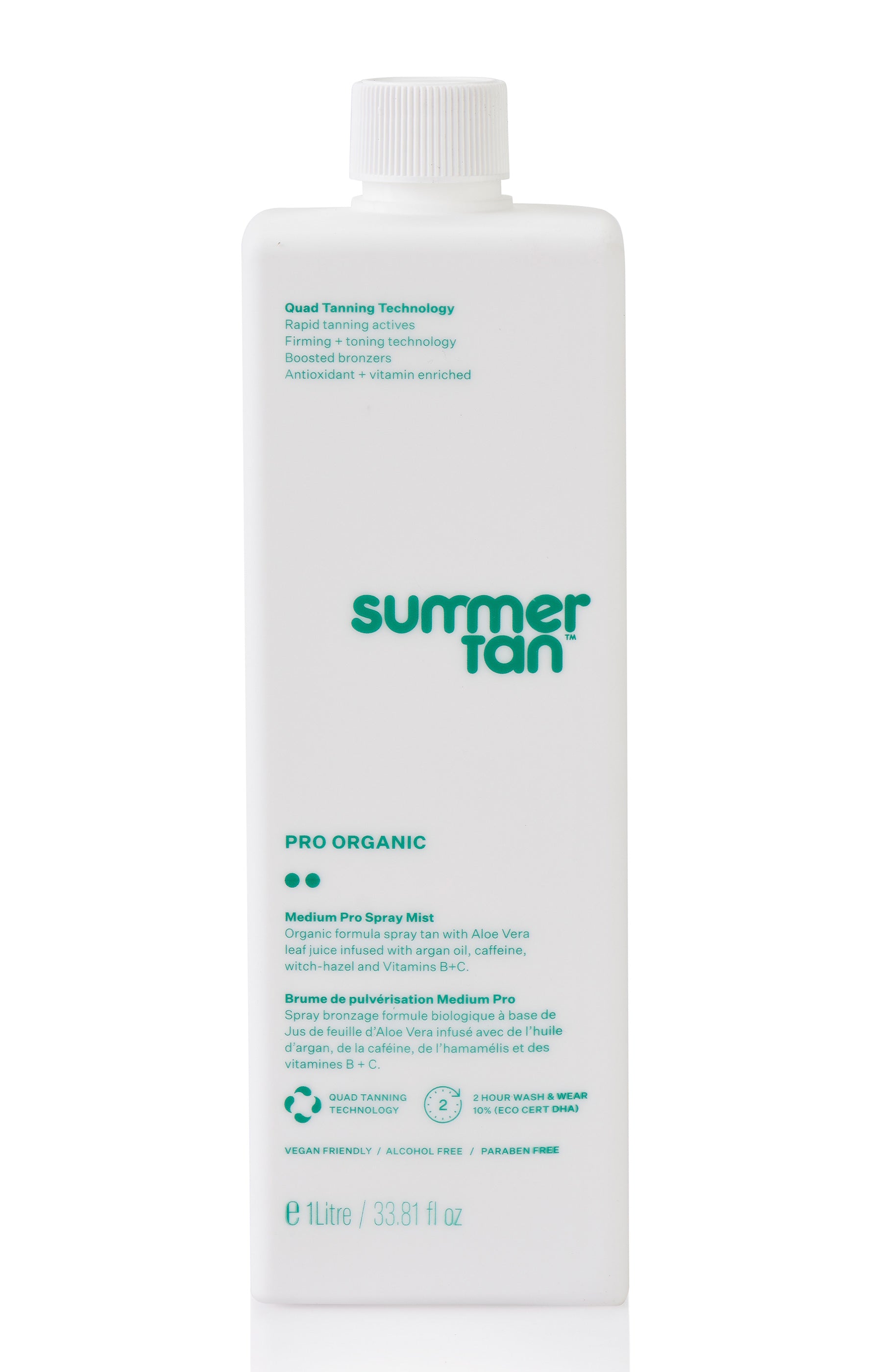 Summer Tan™ Professional / Pro Organic Spray Mist/ Medium 1 Litre