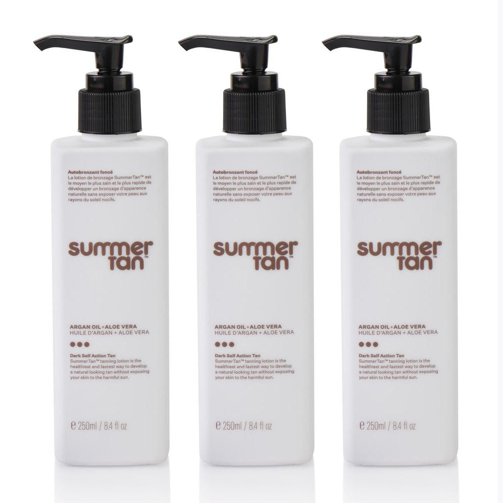 Summer Tan™ Dark Self Action Tan 3 x 250ml Bundle
