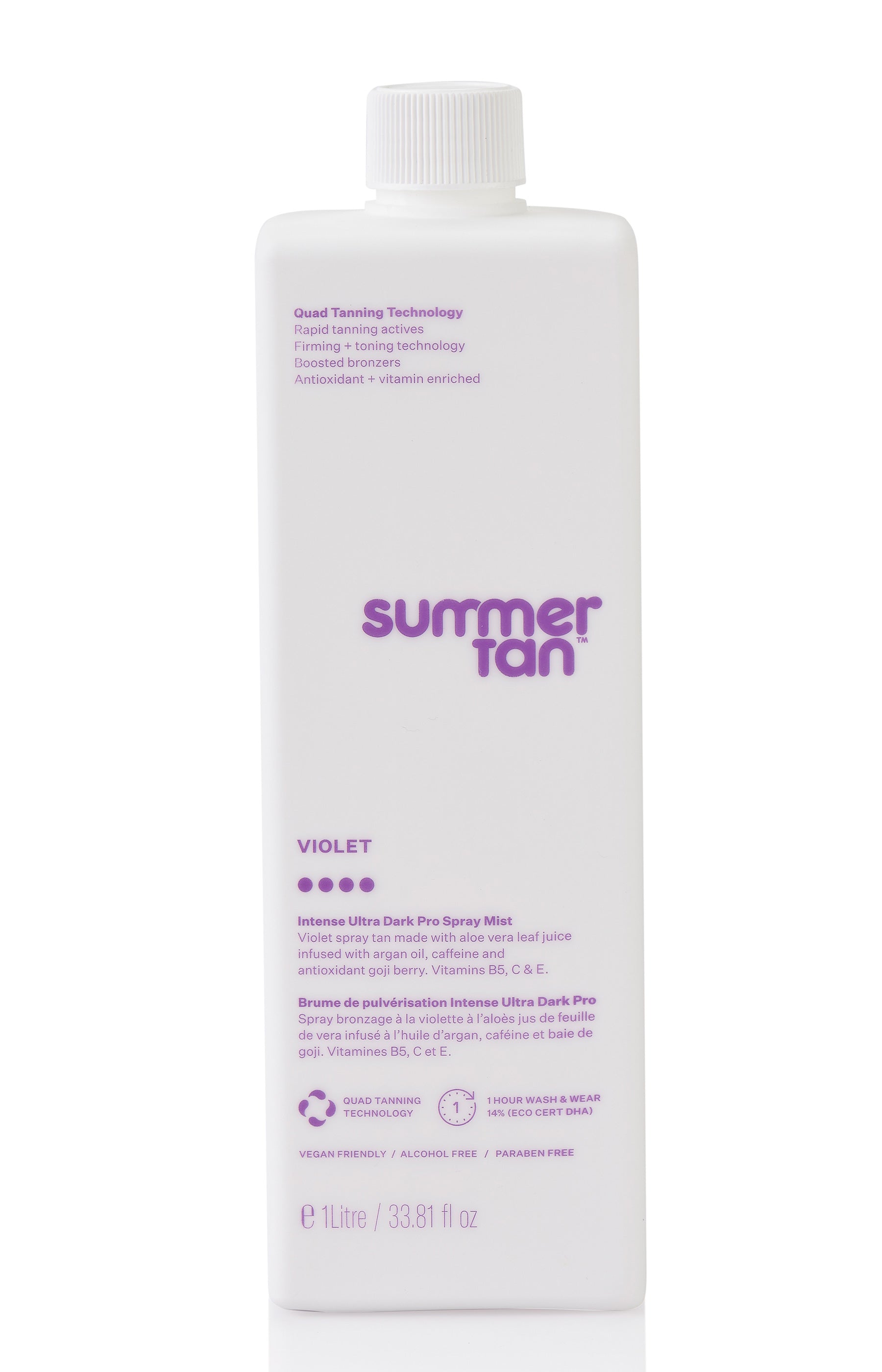 Summer Tan™ Professional / Violet Intense 14% Spray Mist / Ultra Dark 1 Litre