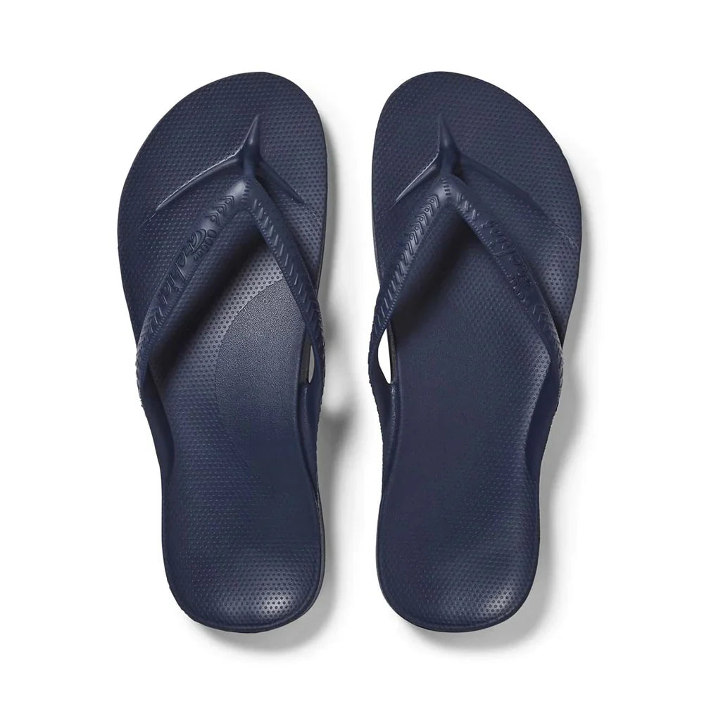 Archies Arch Support Thongs / Navy