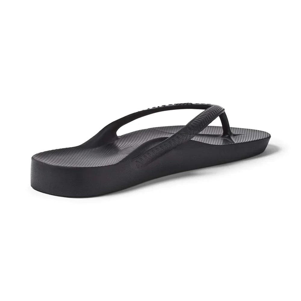 Archies Arch Support Thongs / Black