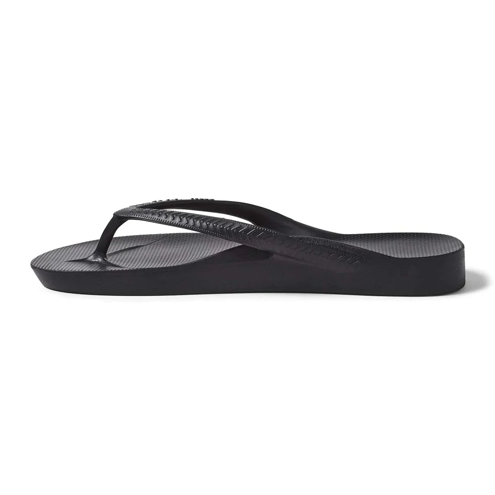 Archies Arch Support Thongs / Black
