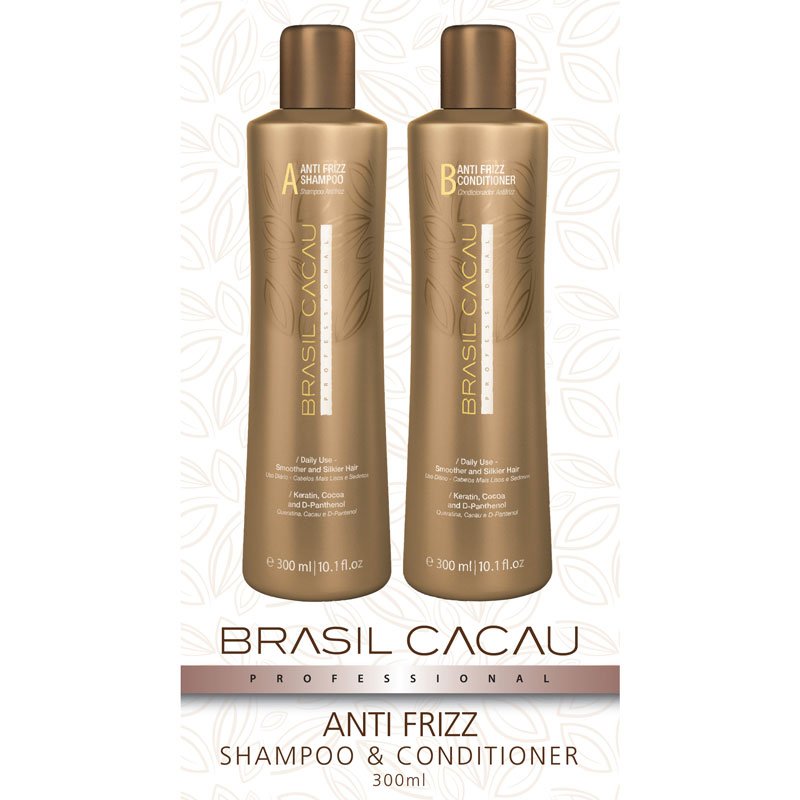 Brasil Cacau Anti Frizz Shampoo/Conditioner Duo 300ml