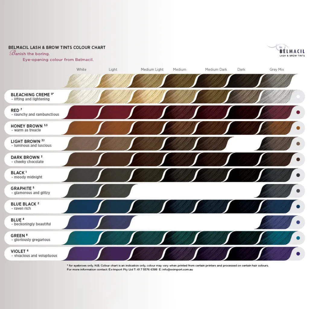 Belmacil Eyebrow & Eyelash Tint No 3.1 Light Brown 20ml