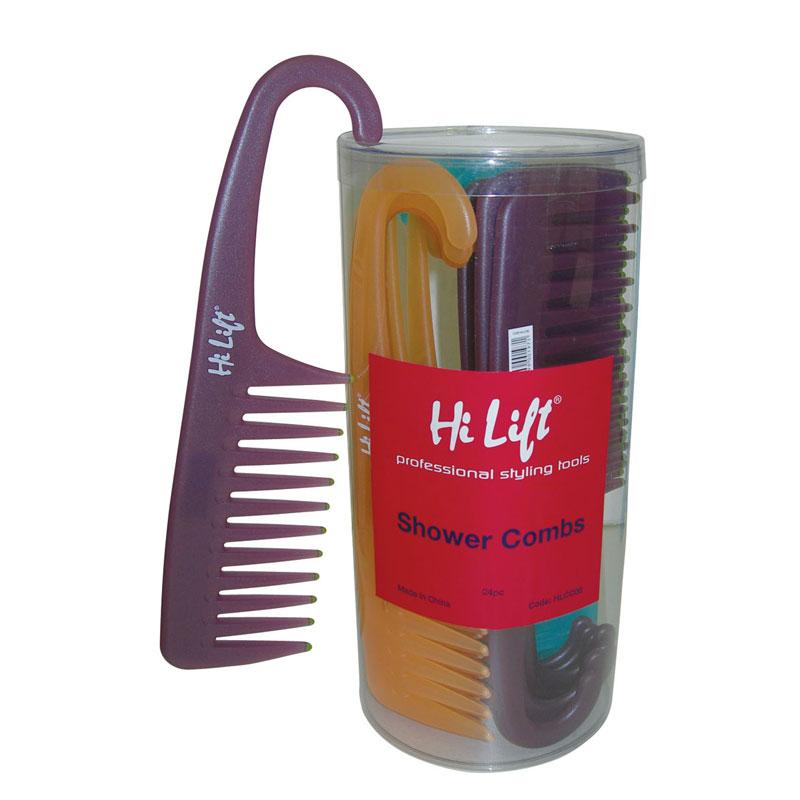 Wide Tooth Shower Comb / Assorted Colours