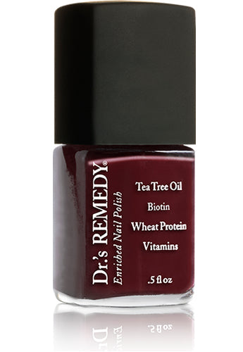 Dr.'s REMEDY Enriched Nail Polish / MEANINGFUL Merlot (creme) 15ml