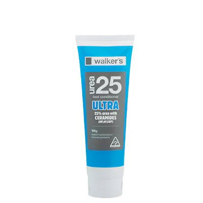 Walker's ULTRA 25% Urea with Ceramides Heel Conditioner for dry, cracked & callused heels 100g