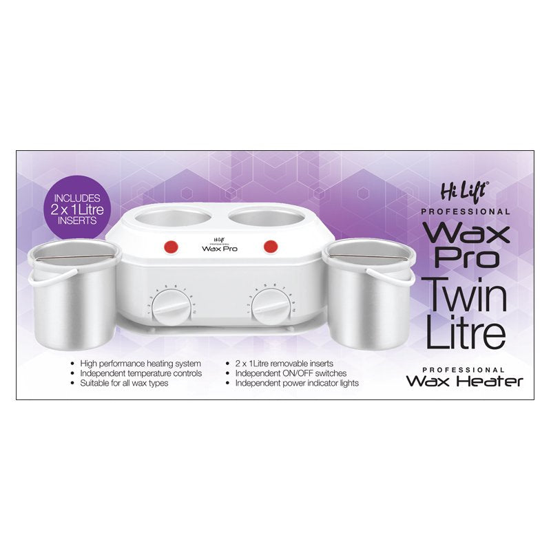 Hi Lift Wax Pro Twin Professional Wax Heater Twin Litre