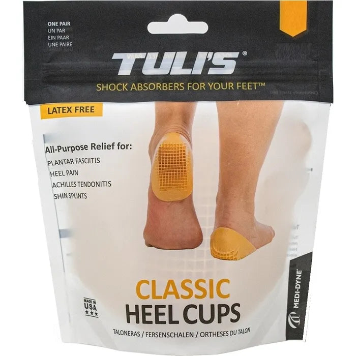 TULI'S Heel Cups / Classic - all purpose shock absorbers for your feet