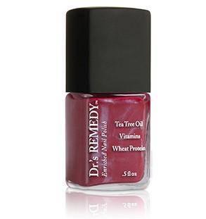 Dr.'s REMEDY Enriched Nail Polish / CHEERFUL Cherry (shimmer) 15ml