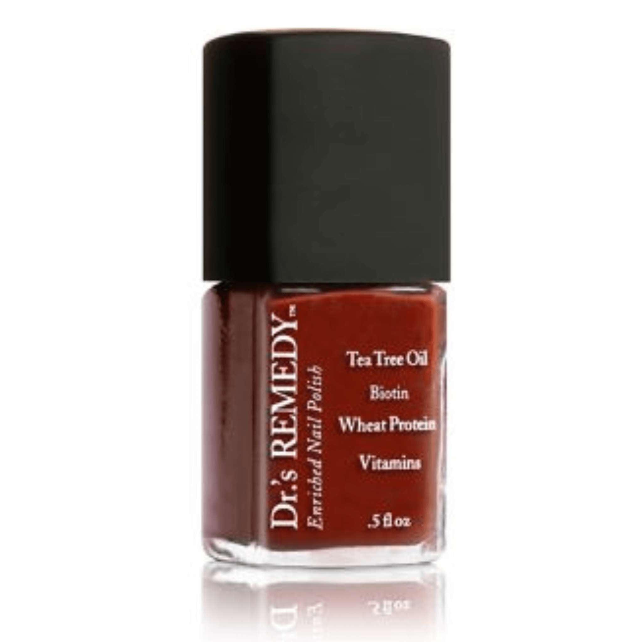Dr.'s REMEDY Enriched Nail Polish / RELIABLE Rustic Red (creme) 15ml