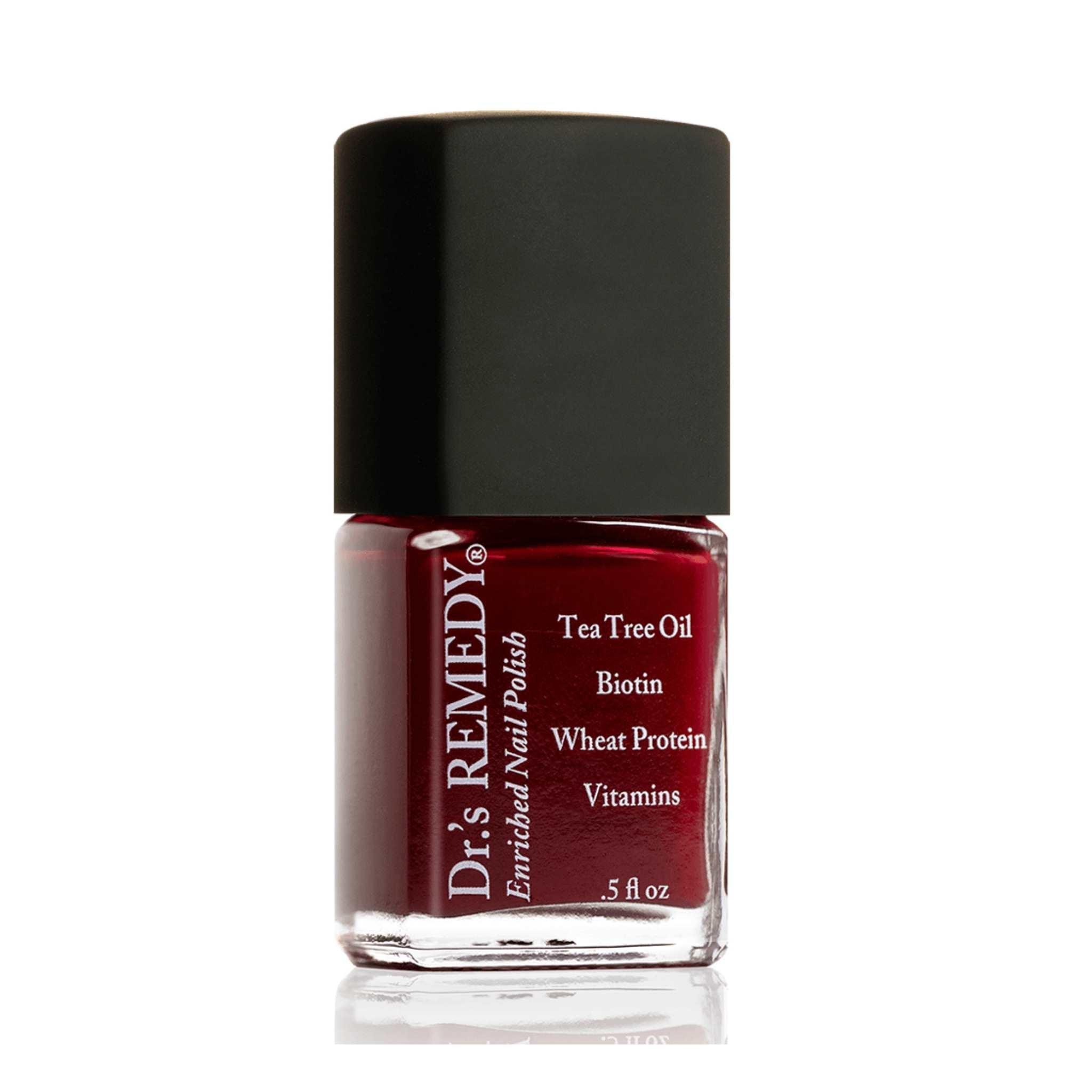 Dr.'s REMEDY Enriched Nail Polish / SASSY Scarlet (creme) 15ml