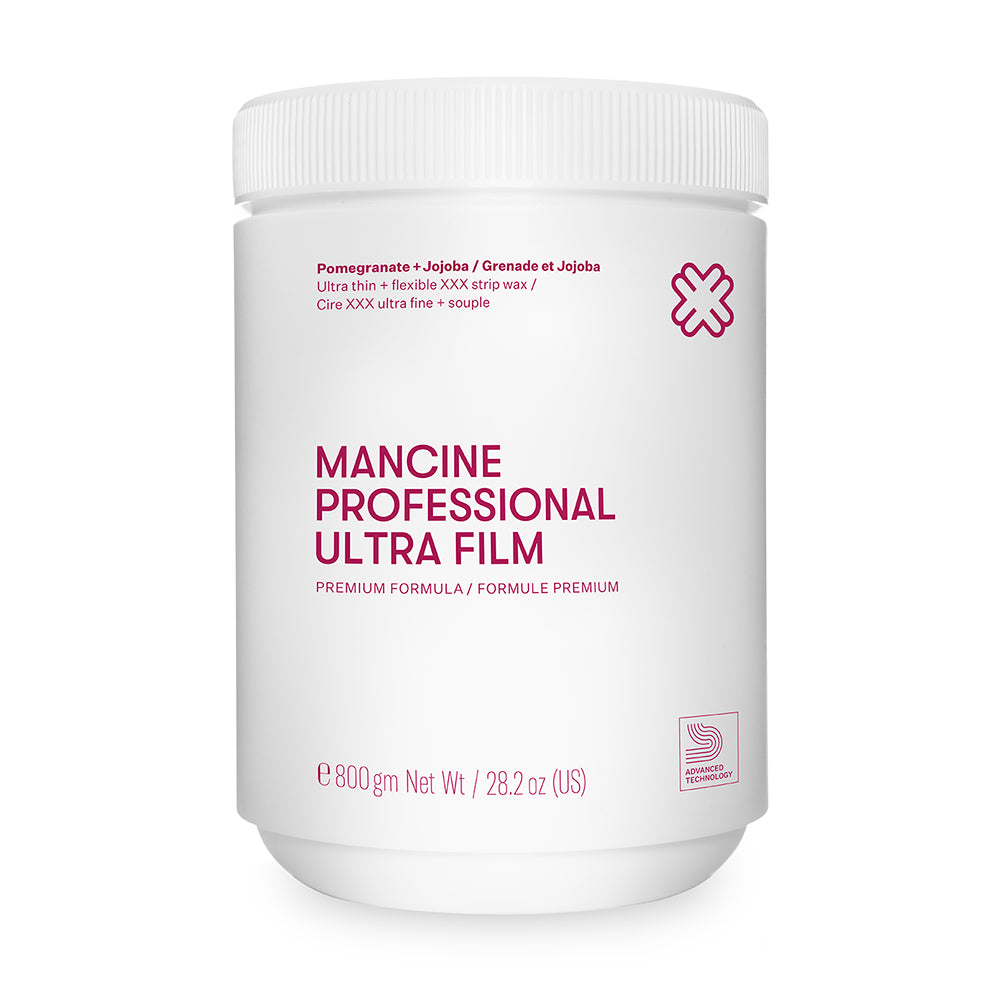 Mancine Professional Ultra Film™ Strip Wax / Pomegranate + Jojoba 800g