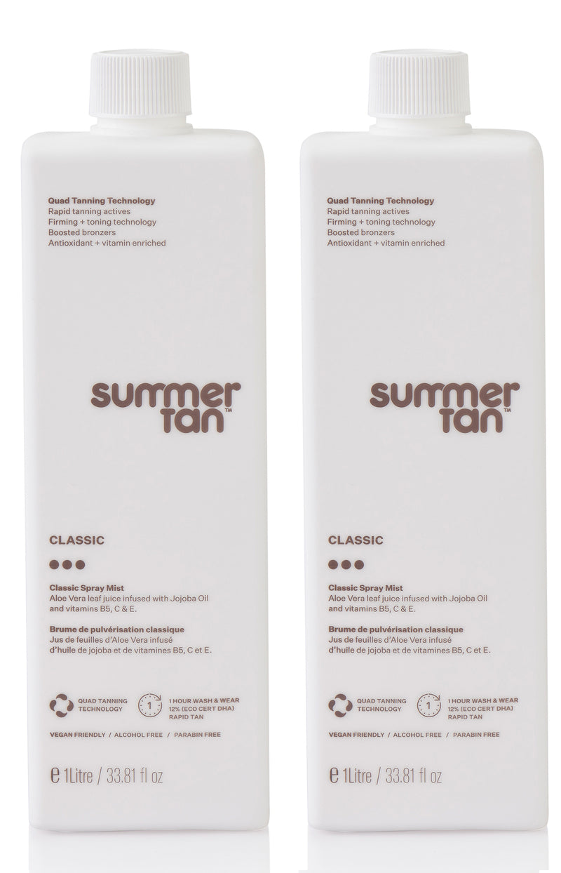 Classic Pro Summer Tan Packs Medium, Dark or Both