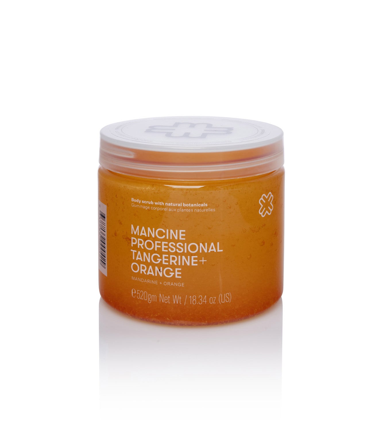 Mancine Professional Salt Body Scrub / Tangerine + Orange 520g