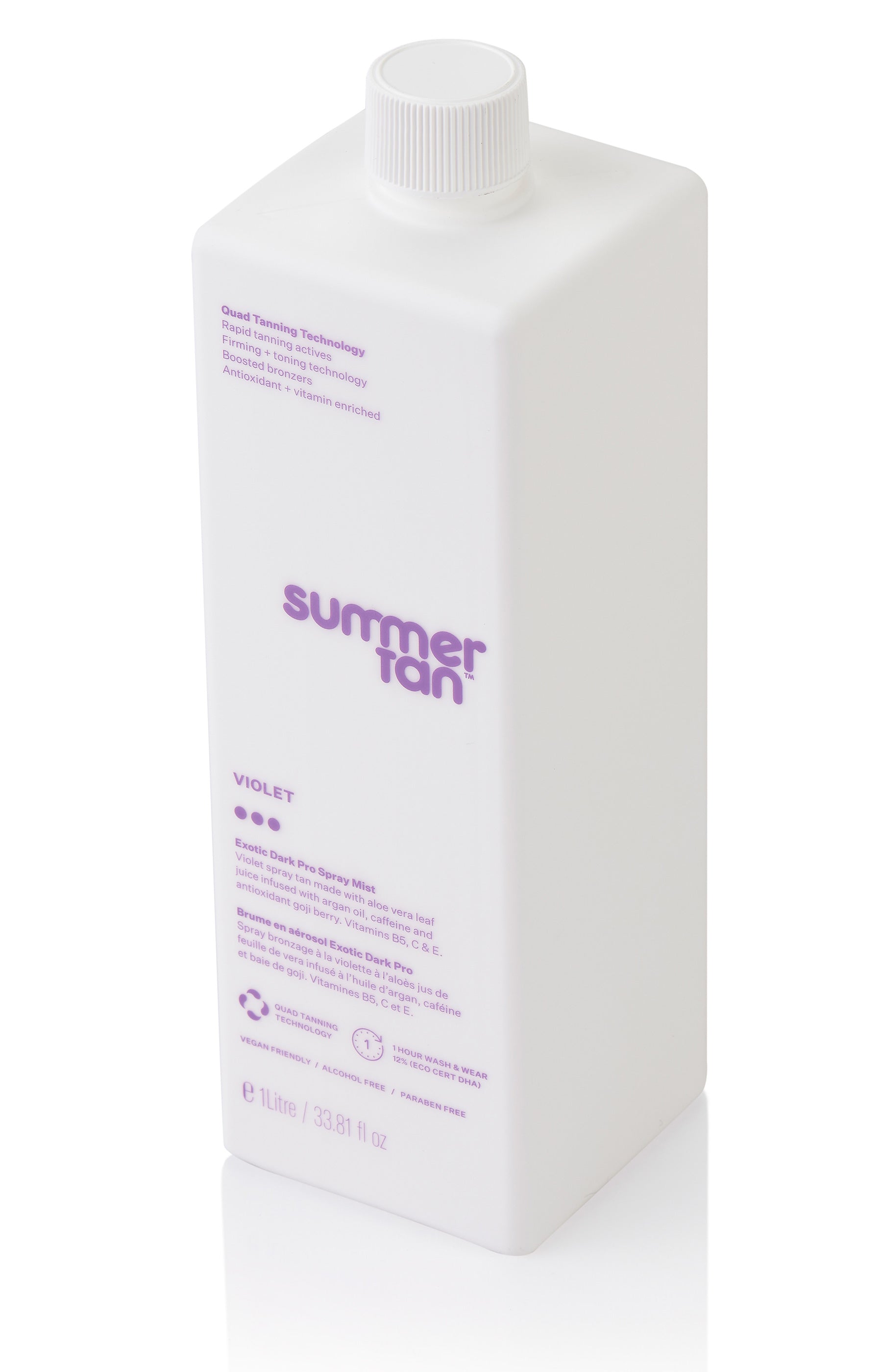 Summer Tan™ Professional Violet Exotic Spray Mist: Dark 1 Litre